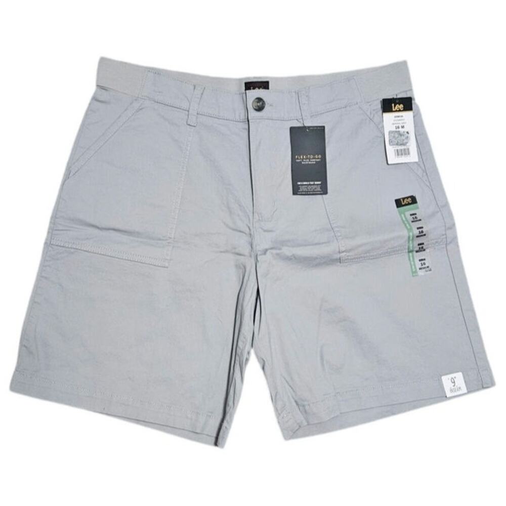 Lee Women's Ultra Lux Comfort Bermuda Shorts | Light Gray | Size 16